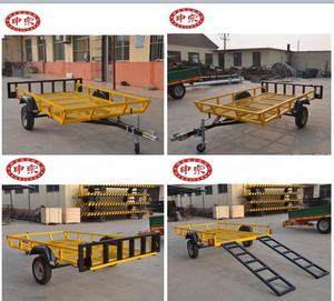 Plant Trailer Camping Motorfiets Trailer Tandem ATV Buggy Trailer - Product Image 3