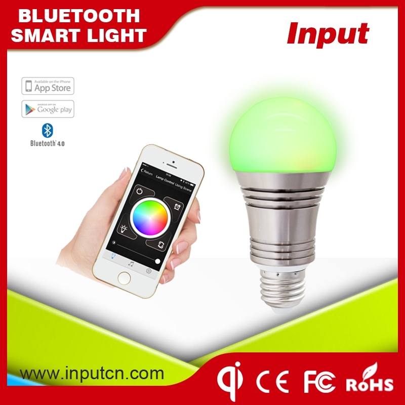 Смартфон app controlled смарт светодиодные лампы bluetooth светодиодные лампы умный лампы