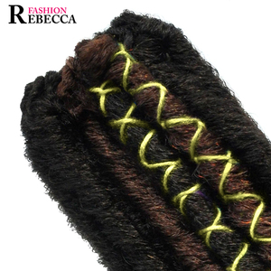 Becca — lot de Faux Dreadlocks au Crochet 12/20 pouces, bijoux pour Extensions, cheveux synthétiques - Product Image 2