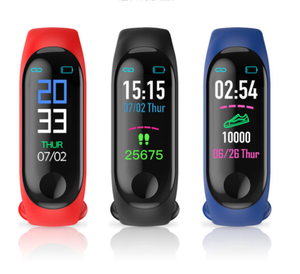 M3 جهاز تعقب للياقة البدنية الأساور الفرقة M3s ووتش الذكية للماء M2 معدل ضربات القلب Smartwatch M2s مراقبة ضغط الدم - Product Image 3