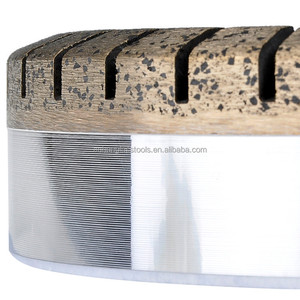 Roue de meulage en verre à liaison diamantée segmentée pour le traitement du verre sur la double bordure de GOLIVE/BOTTERO - Product Image 2