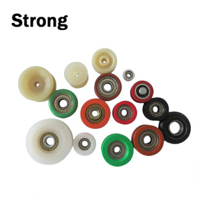 Plastic Roller Pom/pu/pa66 Etc Plastic Roller OEM Large Plastic Pulley U Groove Nylon Bearing Roller Wheels For Curtain
