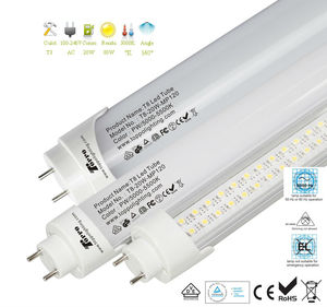 <span class=keywords><strong>Tube</strong></span> <span class=keywords><strong>LED</strong></span> Type <span class=keywords><strong>T8</strong></span> 90-277Vac 0600mm 120° 10W [18W Néon] 3000K SMD2835 - Product Image 1