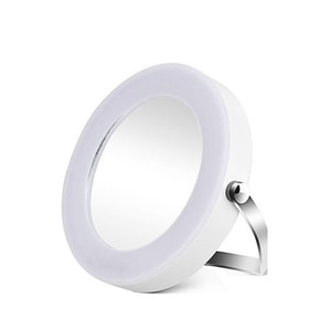 Personalizada bolsillo pequeña mano Led iluminado viaje compacto maquillaje espejo de aumento - Product Image 1