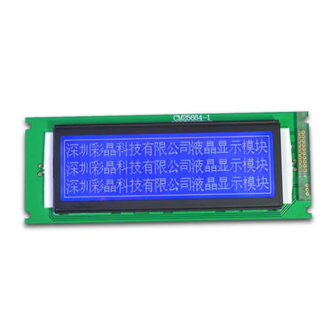 Chinese fonts 16 Chinese characters 4 lines 256x64 dots matrix lcd module displays