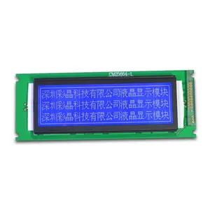 Letras chinas 16 caracteres chinos 4 líneas 256x64 puntos matriz lcd módulo pantallas