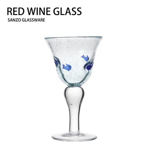 conjunto 14105 sanzo personalizado fabricante de vidrio de tiro de vidrio de vino juego de vidrio azul con diseño de peces - Product Image 2