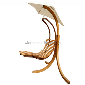 KD מעץ מלא עיצוב גג תלוי נדנדה כיסא - Product Image 4