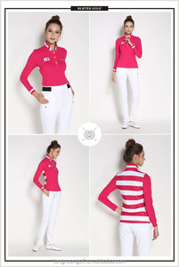 Camicie da Golf Modello Delle Donne di Disegno di Golf <span class=keywords><strong>Polo</strong></span> Shirt con Maniche Lunghe - Product Image 6