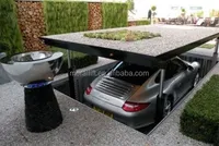 2 Nivel inteligente coche de aparcamiento garaje de elevación vertical de aparcamiento de coche