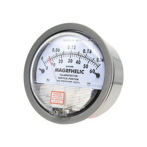 มาตรวัดความดันแตกต่างไมโคร Magrfhelic สำหรับโรงงานก๊าซโดยตรง