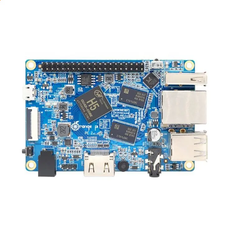 Hot selling Orange Pi PC 2 H5 64bit Support the Lubuntu linux Gigabit network port better than raspberry pi