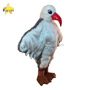 Funtoys CE En Peluche Rouge Bouche Seagull <span class=keywords><strong>Dessin</strong></span> Animé De Mascotte Costume - Product Image 2