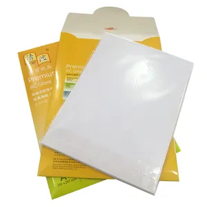 A4 260G Premium Waterdichte Instant Droge Rc Fotopapier Glanzend Voor Inkjetprint Pigmentinkt