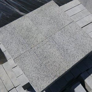 Paving Stone New G684 Bush Hammered Black Granite Paver Stones Exterior Paving Driveway Stone Cobble Stone