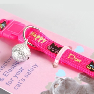 Heyri – collier pour animaux de compagnie 2022, accessoires pour chats, vente en gros, collier pour chiot, chien, chat avec cloche, ruban mignon, animalerie, chats fantaisie, collier pour chaton - Product Image 3