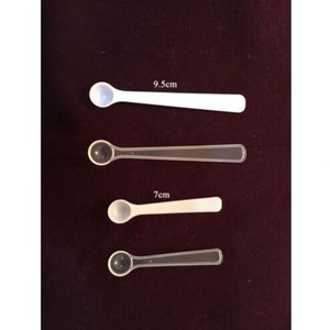 Plastik ölçüm kaşığı kepçe 0.25g 0.5ml 0.5cc toz kaşık 48mm 70mm 80mm 95mm 120mm uzunluk