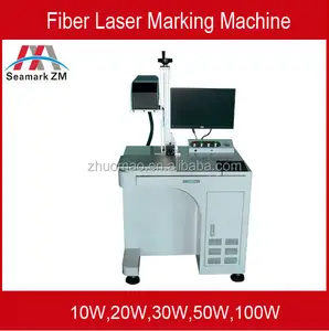 2016 venda quente China alibaba 30 w fibra de laser marca de aço inoxidável 3d gravação a laser preço da máquina