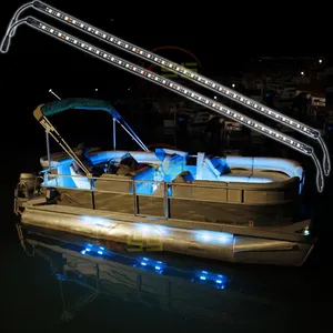 Boot Marine Led Strip Licht Met Afstandsbediening Caravan Auto Bar Camping Waterdichte 4X 24Inch Bule Rock Licht Offroad 12V Kingshow 10Pcs