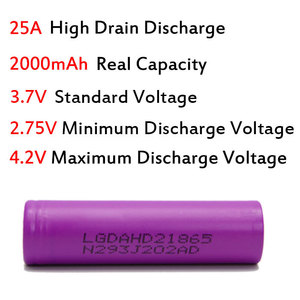 Meistverkauften hohem energieverbrauch li-ion akku 18650 für lg 2000 mah <span class=keywords><strong>3</strong></span>.7v - Product Image 4