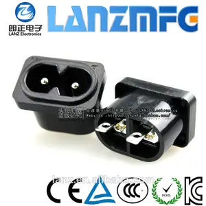 c8 iec conector de alimentação