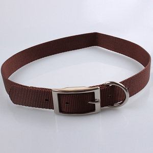 Vente chaude personnalisé plaine sangle en nylon <span class=keywords><strong>xxx</strong></span> vidéo chine chien collier de dressage - Product Image 1