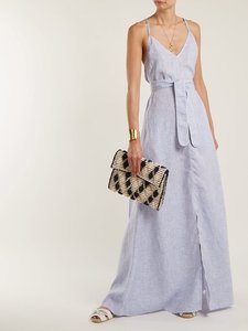 <span class=keywords><strong>Abiti</strong></span> da Donna Personalizzati in Lino, Vestito Lungo <span class=keywords><strong>con</strong></span> <span class=keywords><strong>Spacco</strong></span> Alto, Elegante Abito da Festa Sexy per Donne - Product Image 4