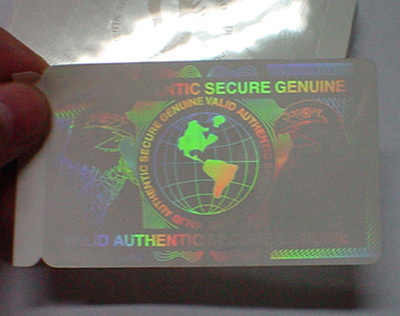 New Arrive High-quality PVC Scratch Prepaid Hologram Overlay Shopping Card