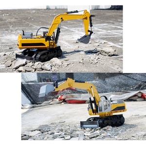Vehículo de Ingeniería de Construcción con Control Remoto a Escala 1:16 de 2.4G y 14 Canales, Excavadora de Metal <span class=keywords><strong>Rc</strong></span> de Juguete en Venta - Product Image 4