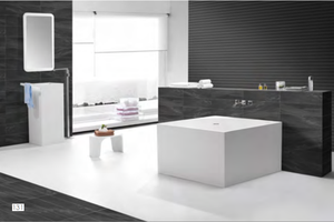 Bañera de Lujo Independiente, Personalizable, Pequeña, Cuadrada, de 900 mm - Product Image 5