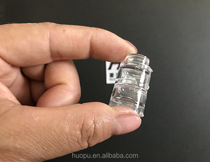 Lente ótica convexa côncava acrílica plástica do projeto novo para lentes da lâmpada da projeção da propaganda