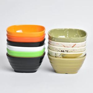 <span class=keywords><strong>Set</strong></span> Mangkuk Camilan Melamin Kecil Persegi, - Product Image 4