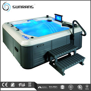 Гидромассажная Ванна на открытом воздухе, 3, 5 человек, роскошная Бальбоа, соленая вода, высококачественные спа-и гидромассажные ванны, спа-салон с всплывающим телевизором - Product Image 3