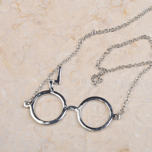 Inspire gioielli In acciaio inox Personalizzato <span class=keywords><strong>Harry</strong></span> Fulmine Cicatrice Occhiali Pendente <span class=keywords><strong>Potter</strong></span> Della Collana per le donne e le ragazze all'ingrosso - Product Image 4