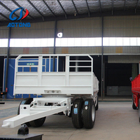 Madagascar Type Complet 20 Tonnes 30Tonsl Camion Remorque Agricole Avec la Barre D'attelage de Platine pour tracteur agricole