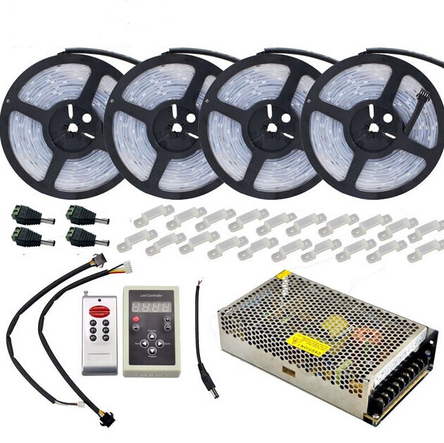 20 м 5050 RGB Водонепроницаемый IP67 Мечта еС IC6803 РФ Пульт дистанционного управления + адаптер Питания Бесплатно доставка