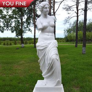 YOUFINE - Estatua Clásica <span class=keywords><strong>de</strong></span> <span class=keywords><strong>Venus</strong></span> <span class=keywords><strong>de</strong></span> Milo en Mármol Blanco <span class=keywords><strong>de</strong></span> Tamaño Real, Tallada a Mano, <span class=keywords><strong>Escultura</strong></span> Clásica <span class=keywords><strong>de</strong></span> la Diosa <span class=keywords><strong>Griega</strong></span> Afrodita - Product Image 5