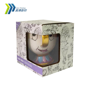 Venta caliente niños regalo e flauta corrugado cajas de embalaje historieta para tazas - Product Image 1