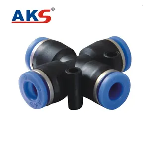 AKS APZA2 Pneumatic cross plastic Fitting