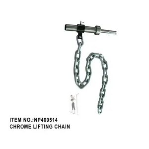 barbell training weight lifitng chain with collar