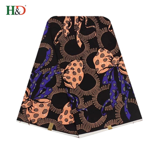 H & D Top Usine Londres Style Meilleur Prix Hollandais hollandais Africain <span class=keywords><strong>Wax</strong></span> Prints Tissu 6 Mètres - Product Image 1