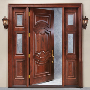 <span class=keywords><strong>Porte</strong></span> <span class=keywords><strong>d</strong></span>'entrée de haute qualité Prima, <span class=keywords><strong>porte</strong></span> principale de villa américaine, design moderne, fabrication directe, portes pivotantes en bois - Product Image 4