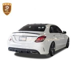 Kit de petites pièces en Fiber de carbone, accessoires de voiture, lèvre avant, pour <span class=keywords><strong>Mercedes</strong></span> benz classe C W205 C180 C200 C300, vente en gros, - Product Image 3