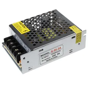 Alimentation électrique, 220v, 12v, 50w, 24v, 2a, interrupteur dc, livraison gratuite