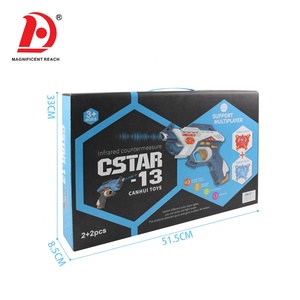 HUADA grosir dioperasikan baterai listrik permainan menembak Laser X mainan Tag Set pistol dan rompi - Product Image 6