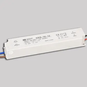 HXS-30-12 principale IP67 impermeabile 30W 12V 2.5A Led di alimentazione, AC 110V 220V a DC LED trasformatore driver per luce a led e segno