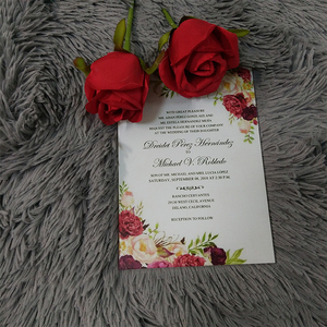 Invito di Nozze Personalizzato in Acrilico Satinato con Stampa UV - Product Image 2