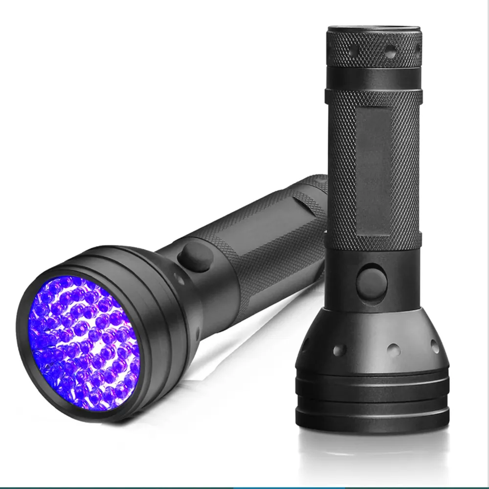 365NM-400NM UV Flashlight 51 LED UV Blacklight Torch Factory