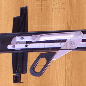 C9 toptan braketi ayarlanabilir windows cam kepenkler alüminyum plastik Frame çerçeve alüminyum Louvre çerçeve - Product Image 4