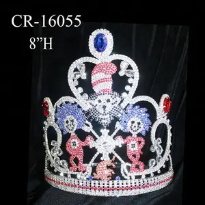 Halloween Ghost Tiara Rhinestone Custom Pageant Crown